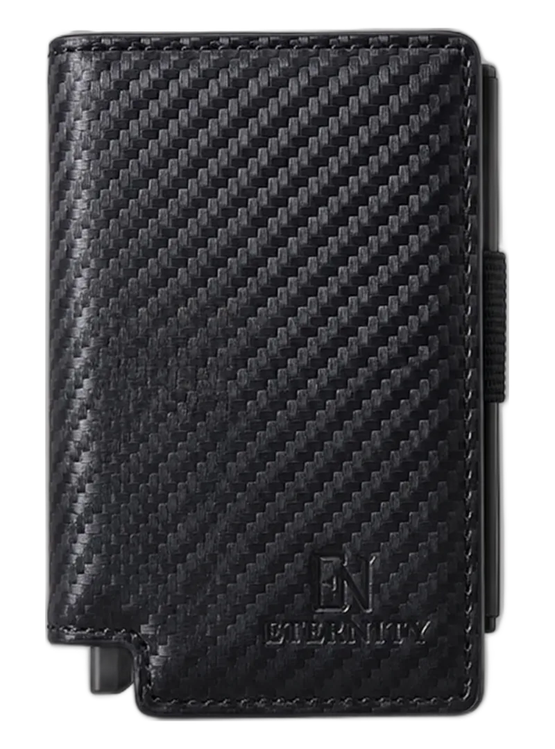 De Pop-up Wallet in Carbon Black