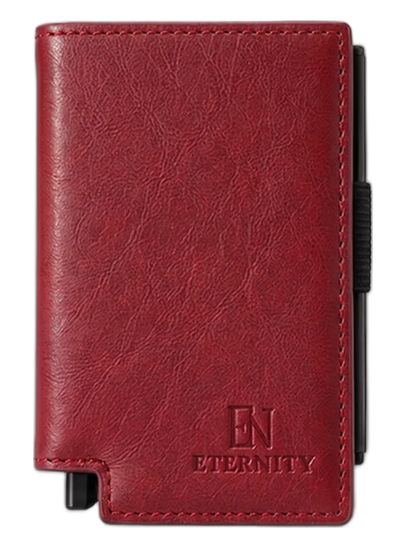 De Pop-up Wallet in Cherry Red